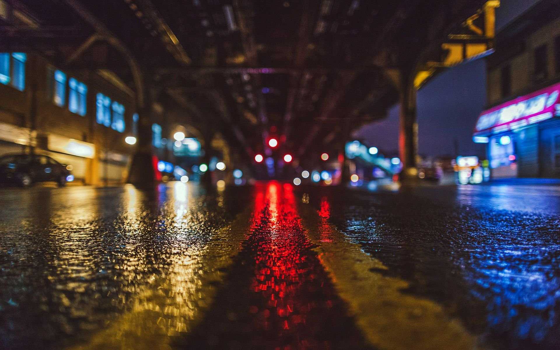 Ночного города картинка #602856 - размытый фон ночного города - обои на рабочий стол - скачать