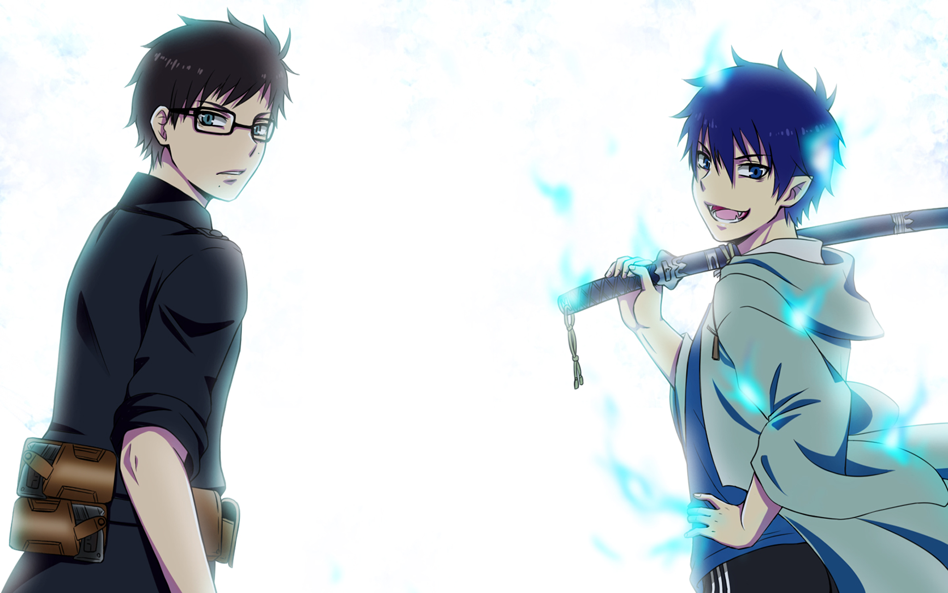 Обои для рабочего аниме blue exorcist, anime, синий, cg artwork png | pngegg