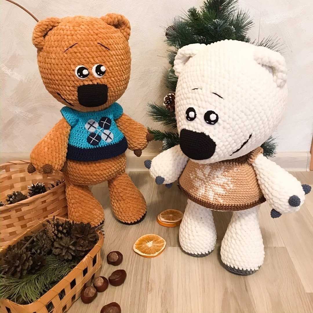 Ми-ми-мишки кеша и тучка амигуруми | hi amigurumi