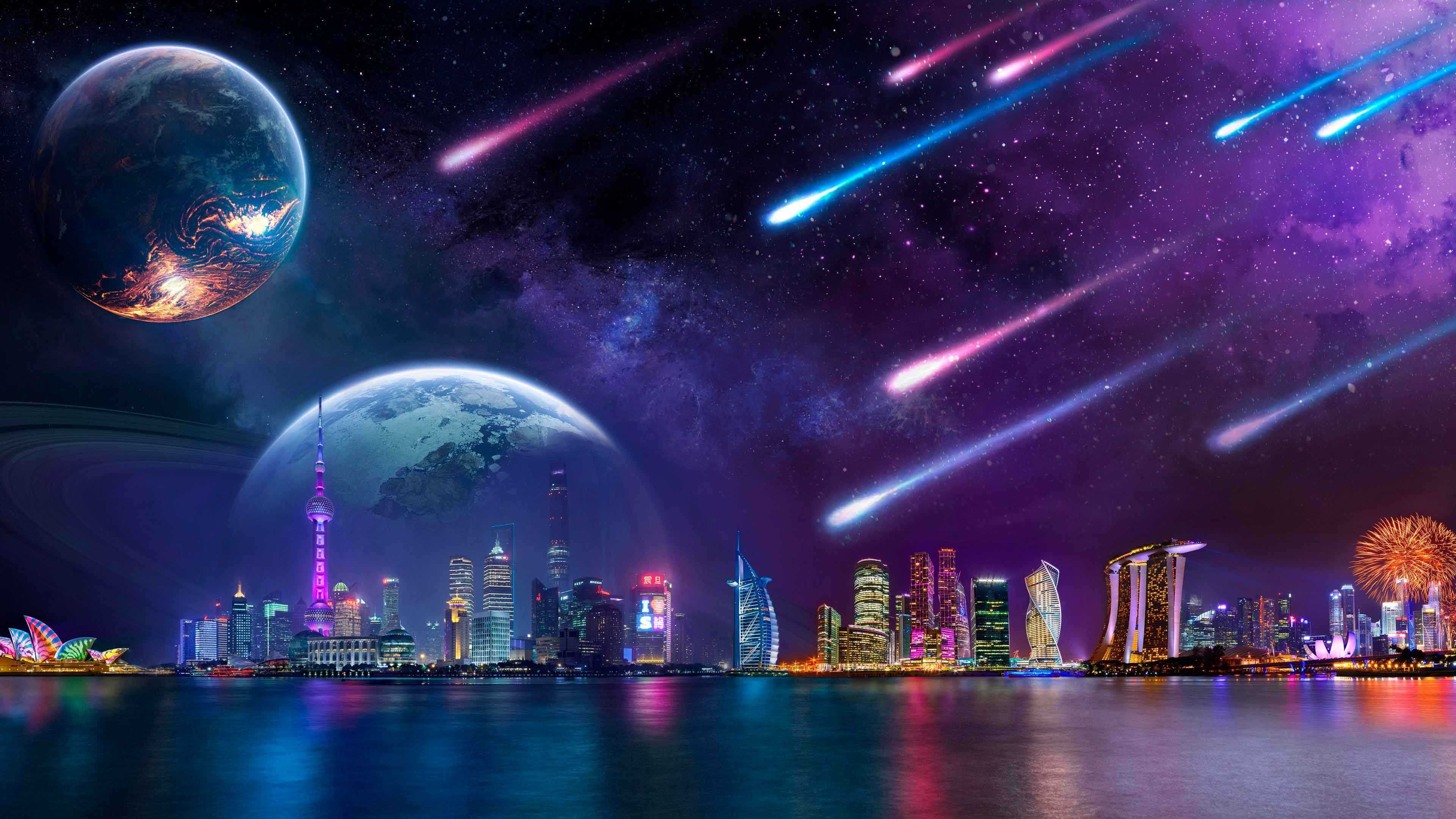 4k neon wallpapers : planet wallpapers hdwallpapers 1080 1920