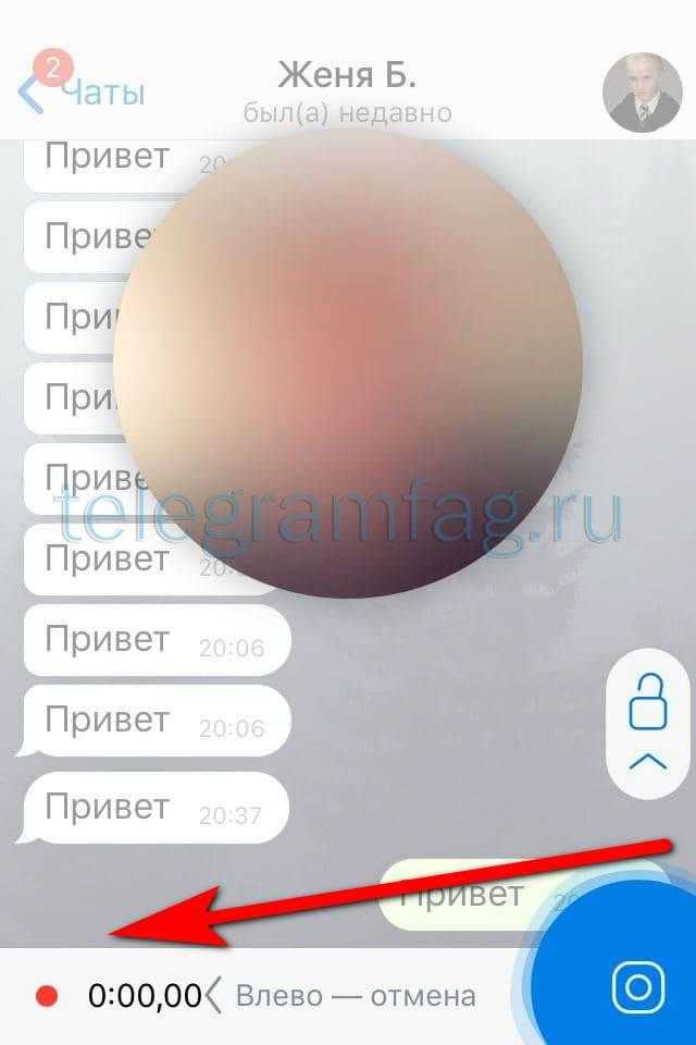 Как сделать размытый фон в кружочках в телеграмме