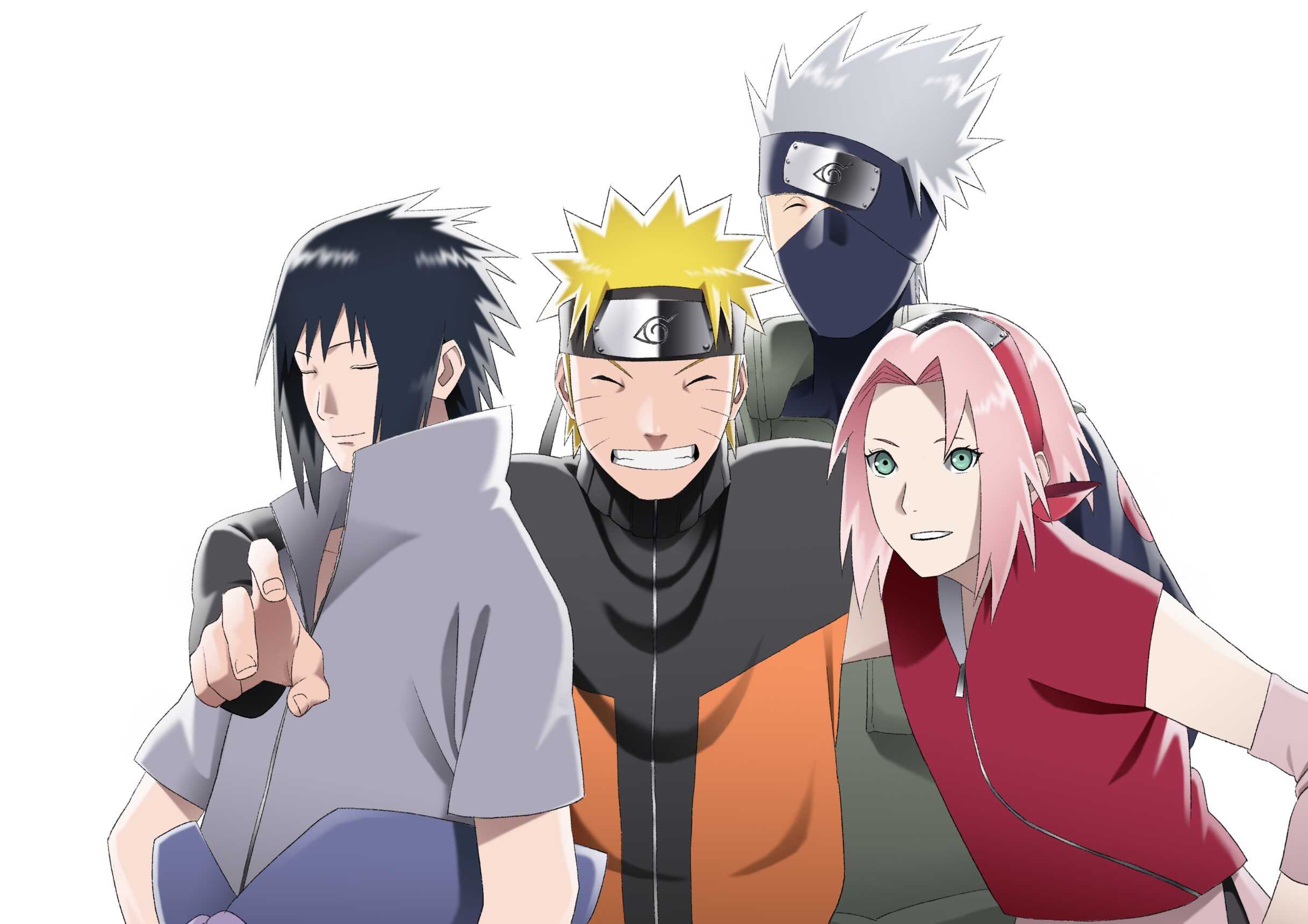 Hd wallpaper: naruto tv still, anime, kakashi hatake, naruto uzumaki, sakura haruno | wallpaper flare