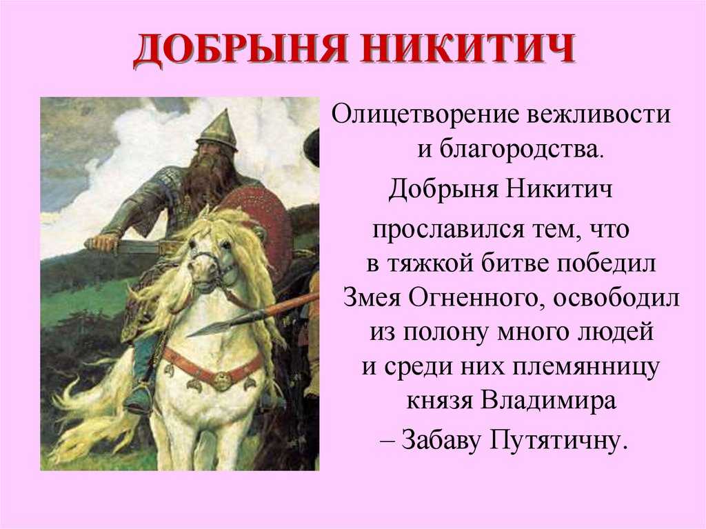 Dobrynya nikitich