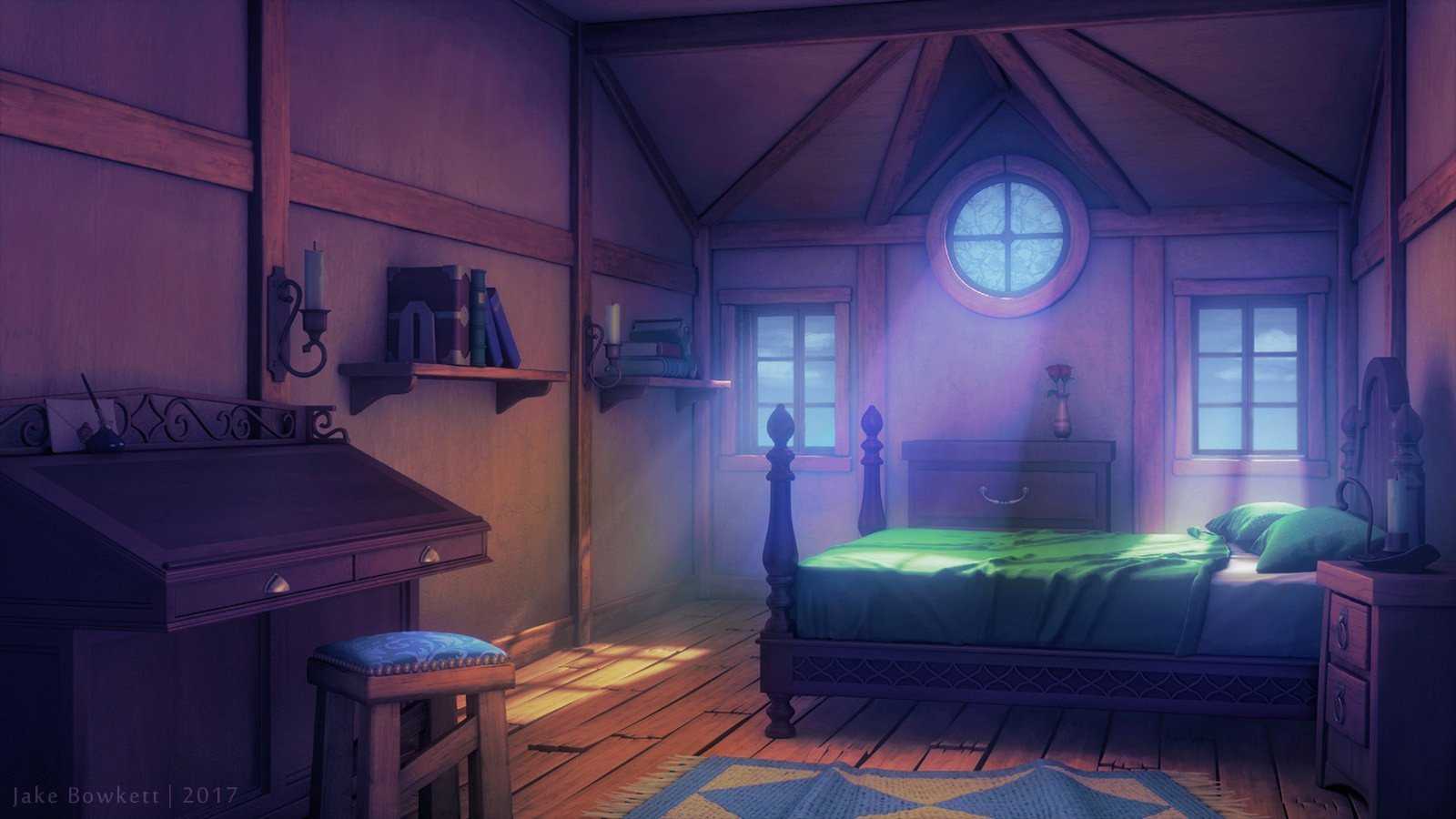 Dark anime bedroom backgrounds • variant living em 2020, anime room dark hd wallpaper