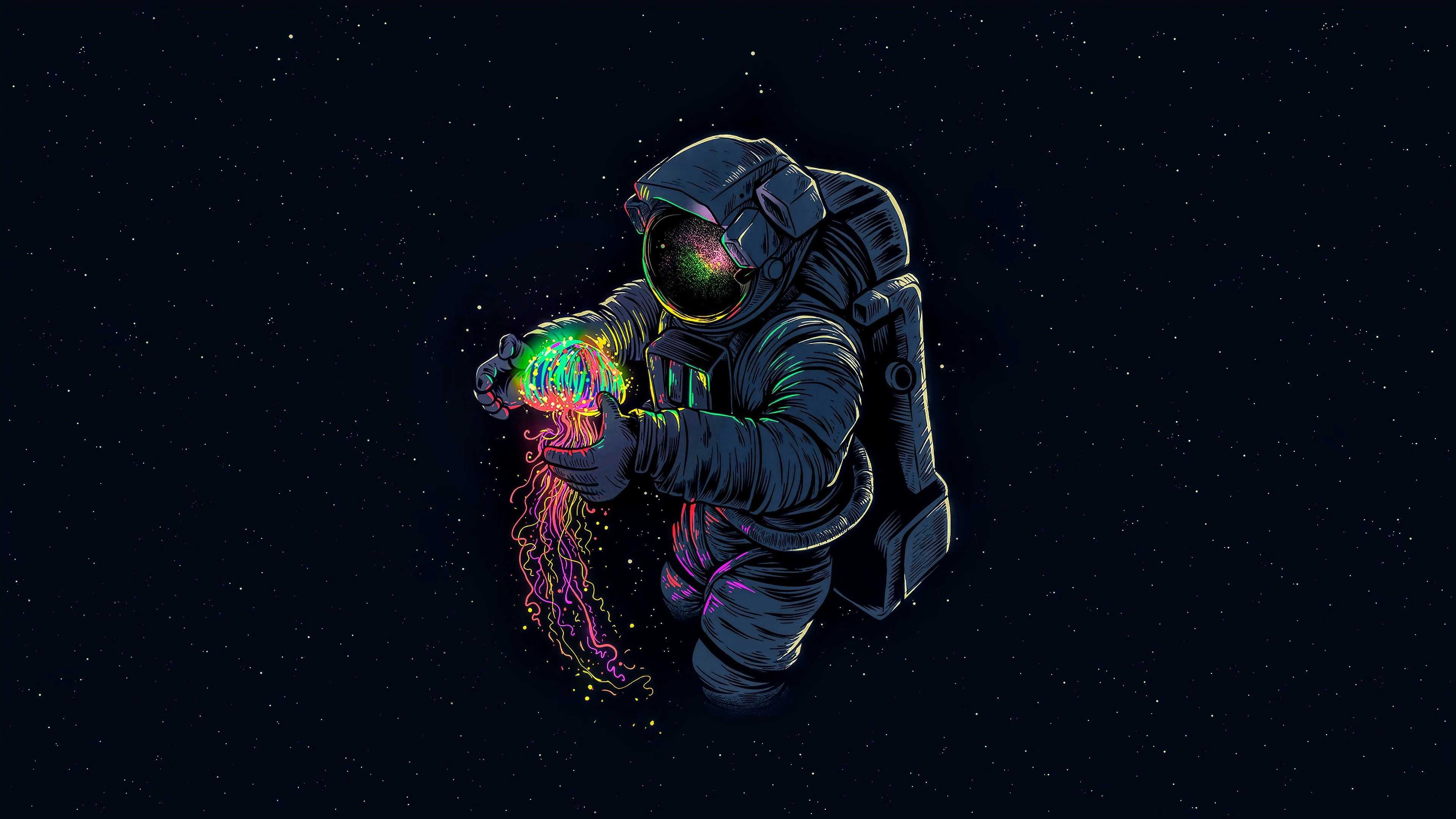 Космонавт, 4к, 8к, hd, космос, hd обои | wallpaperbetter