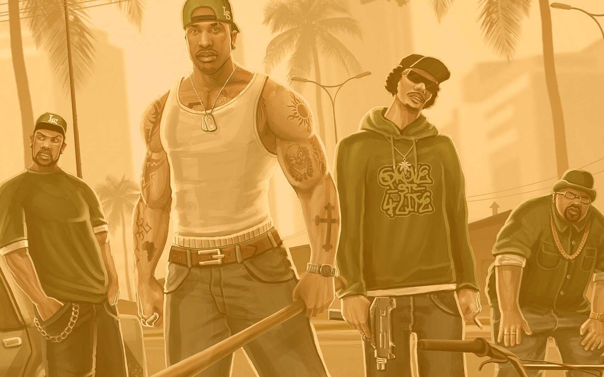 Groove4life, gta, san, andreas, groove, street, hd wallpaper