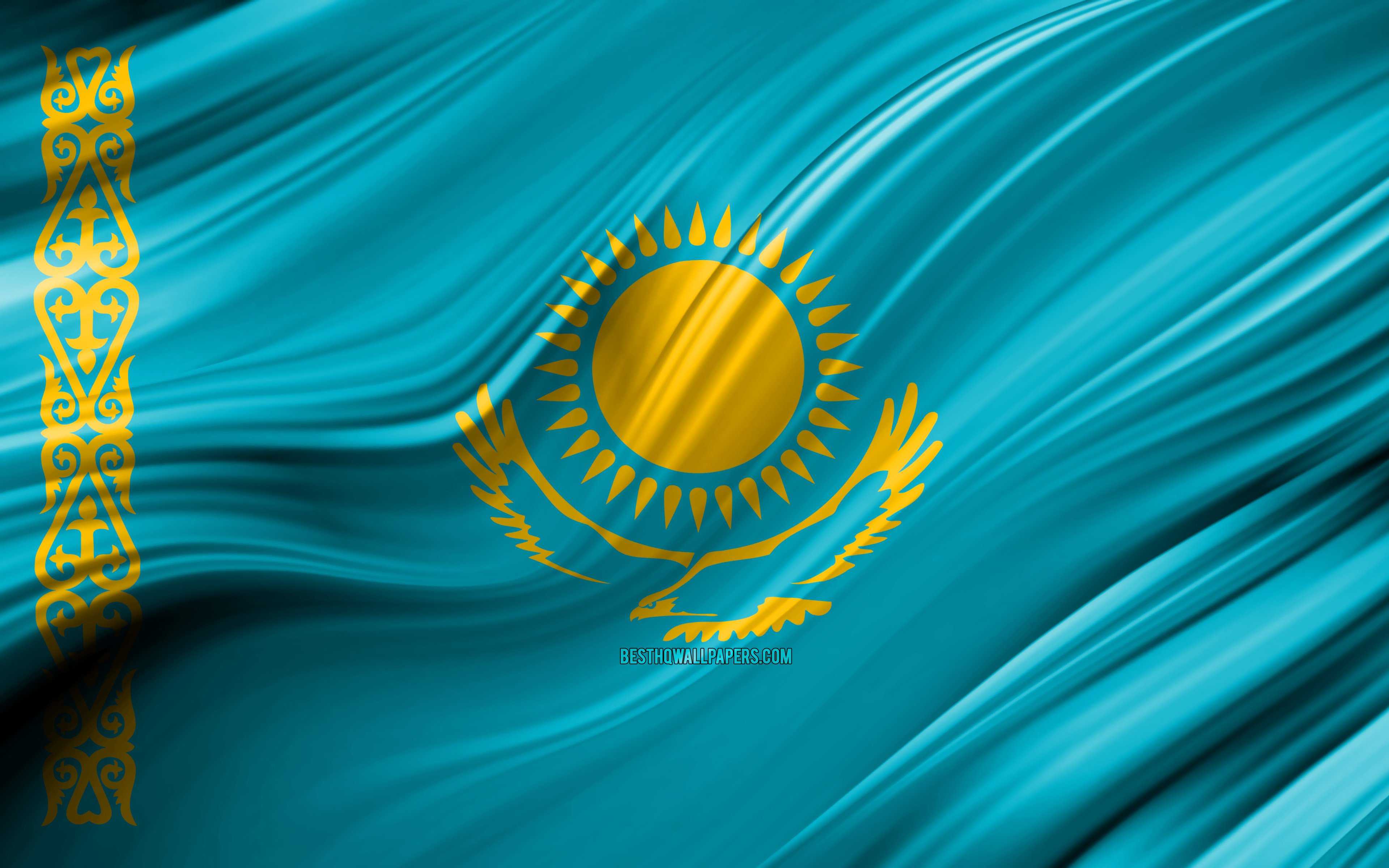 Флаг казахстана