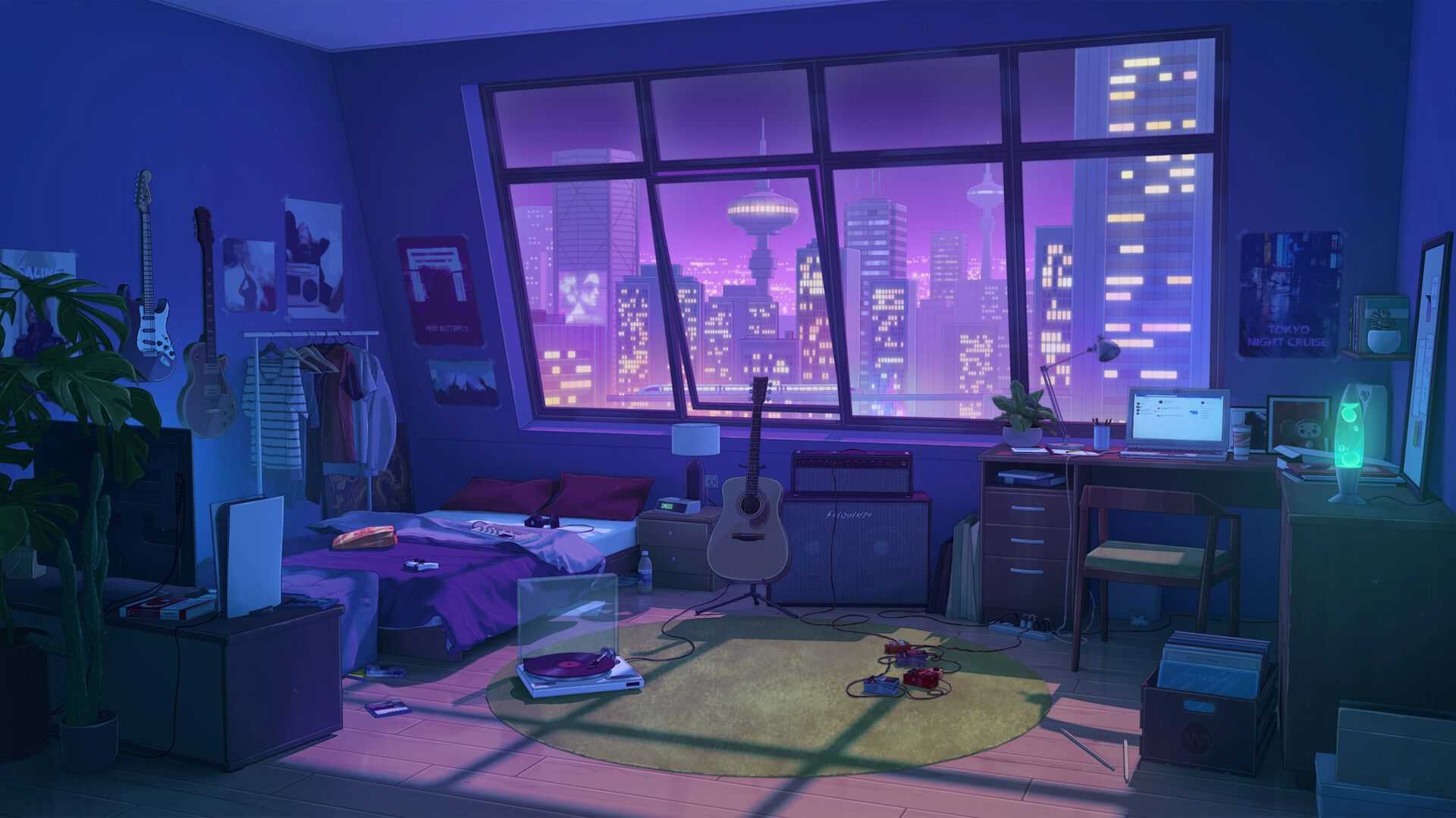 Hd wallpaper: anime, room, interior, dark, everlasting summer, arseniy chebynkin | wallpaper flare