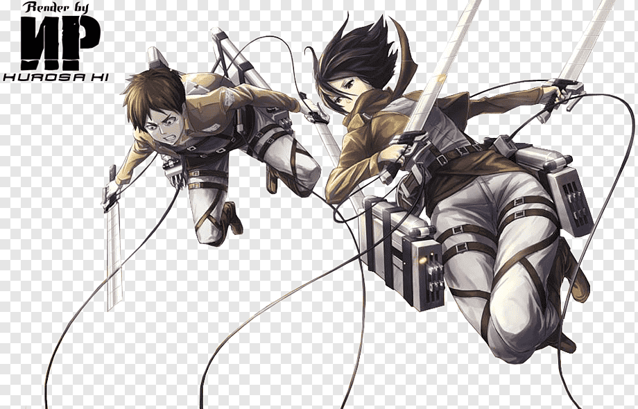 Атака на титановых персонажей цифровые обои, аниме, shingeki no kyojin, hd обои | wallpaperbetter