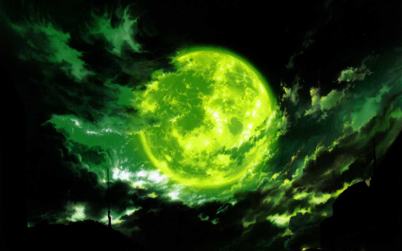 Странное зелёное свечение на закате » страшные истории