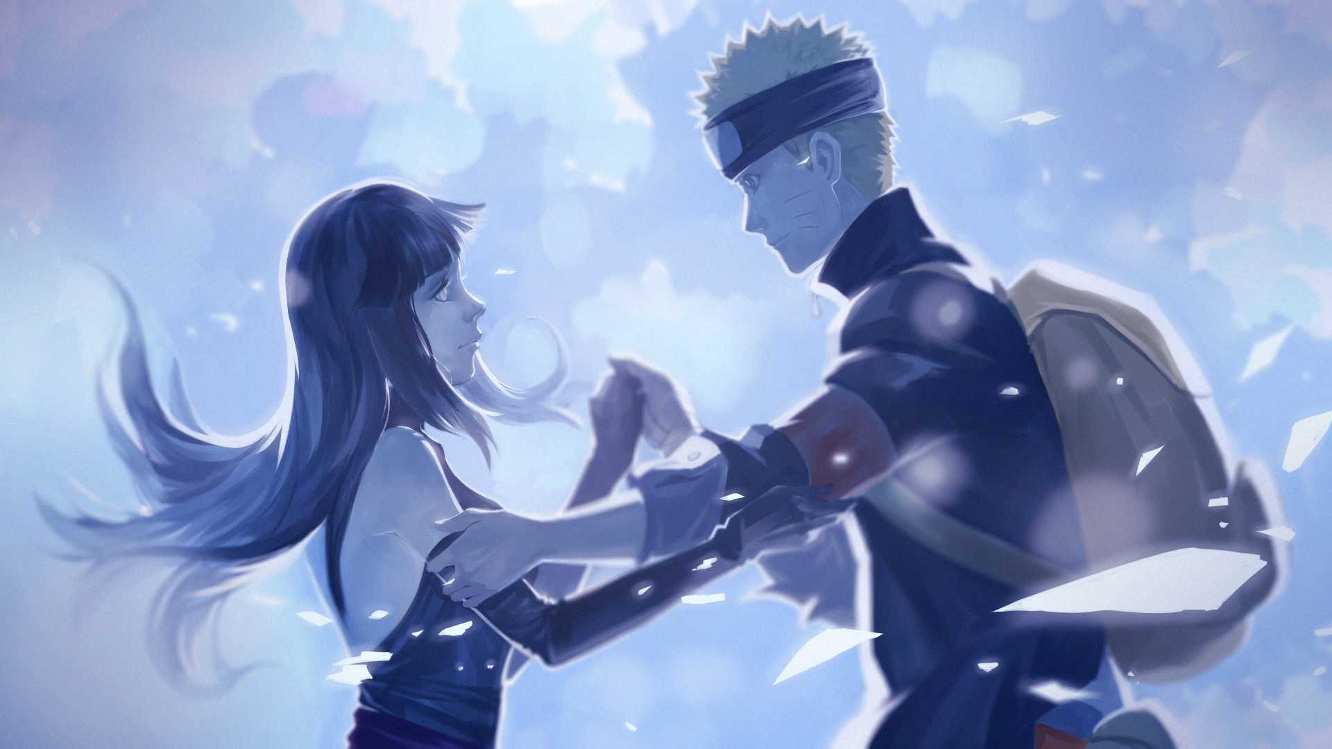 Обои наруто, naruto shippuden, хьюга хината, боец, оружие, горы, город картинки на рабочий стол, фото. обои на рабочий стол хината