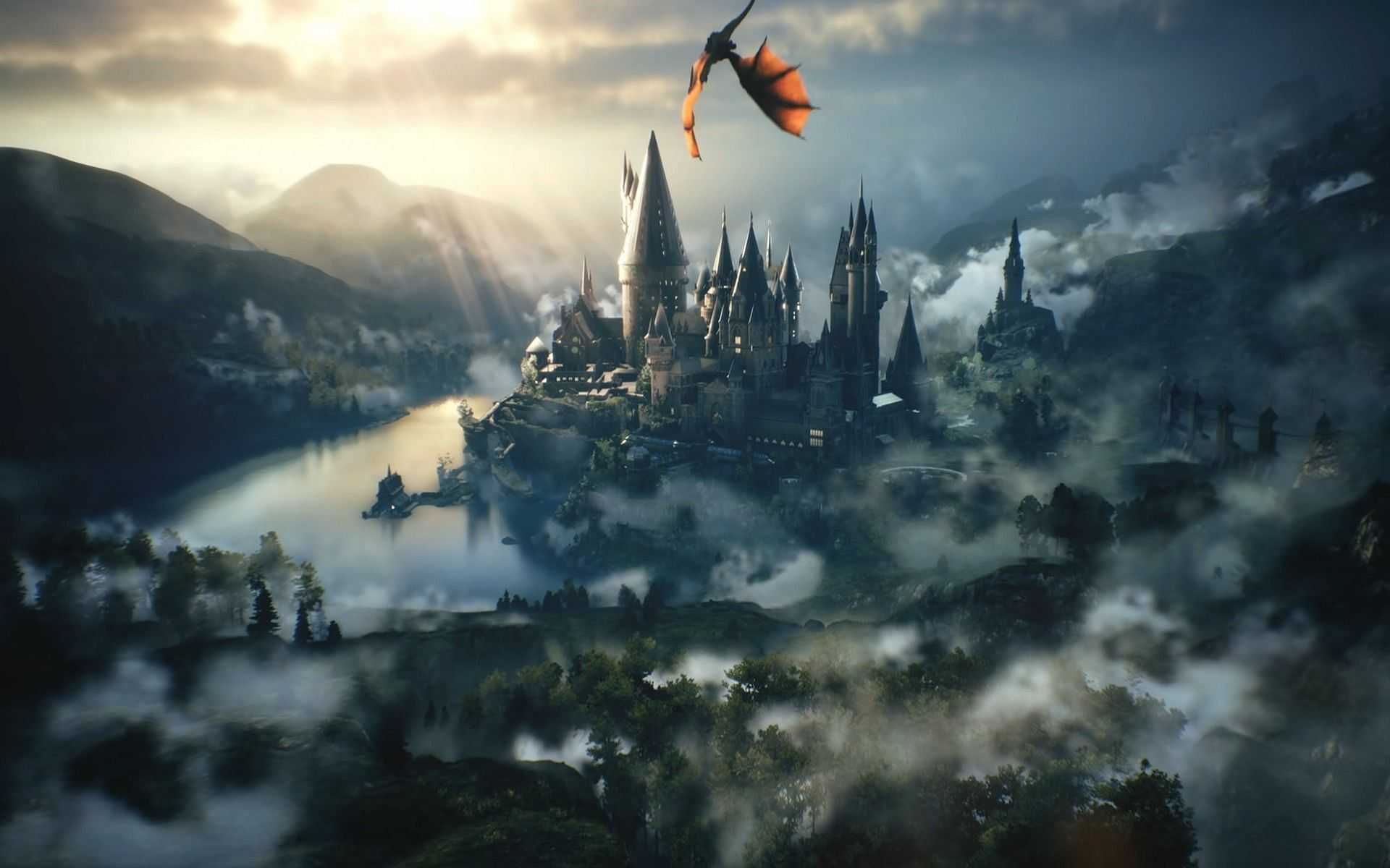 Замки, замок хогвартс, гарри поттер, острова приключений, hd обои | wallpaperbetter