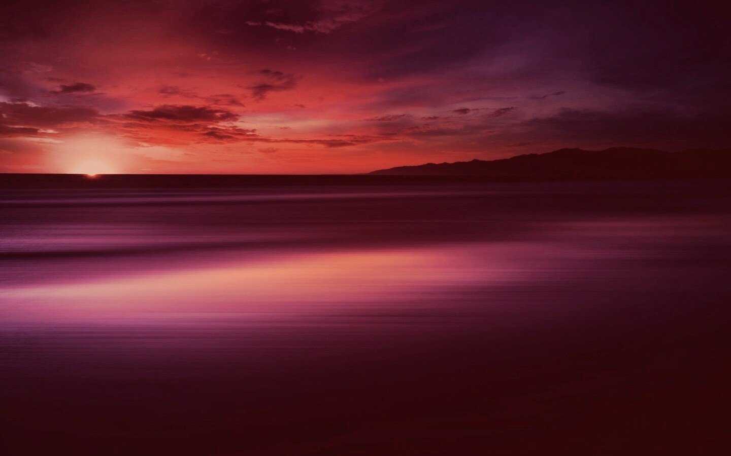 Фиолетовый, закат, 4к, озеро, трава, hd обои | wallpaperbetter