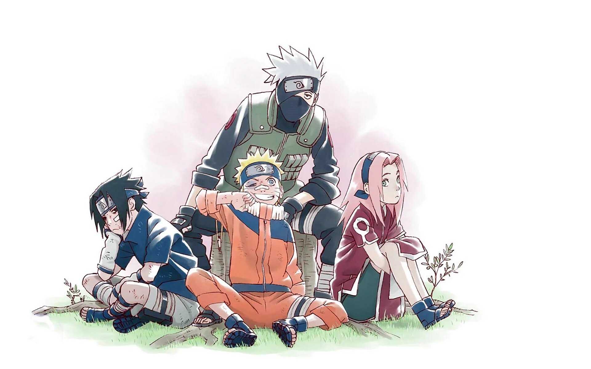 Naruto uzumaki sakura haruno sasuke uchiha kakashi hatake, naruto, cg artwork, manga, computer wallpaper png