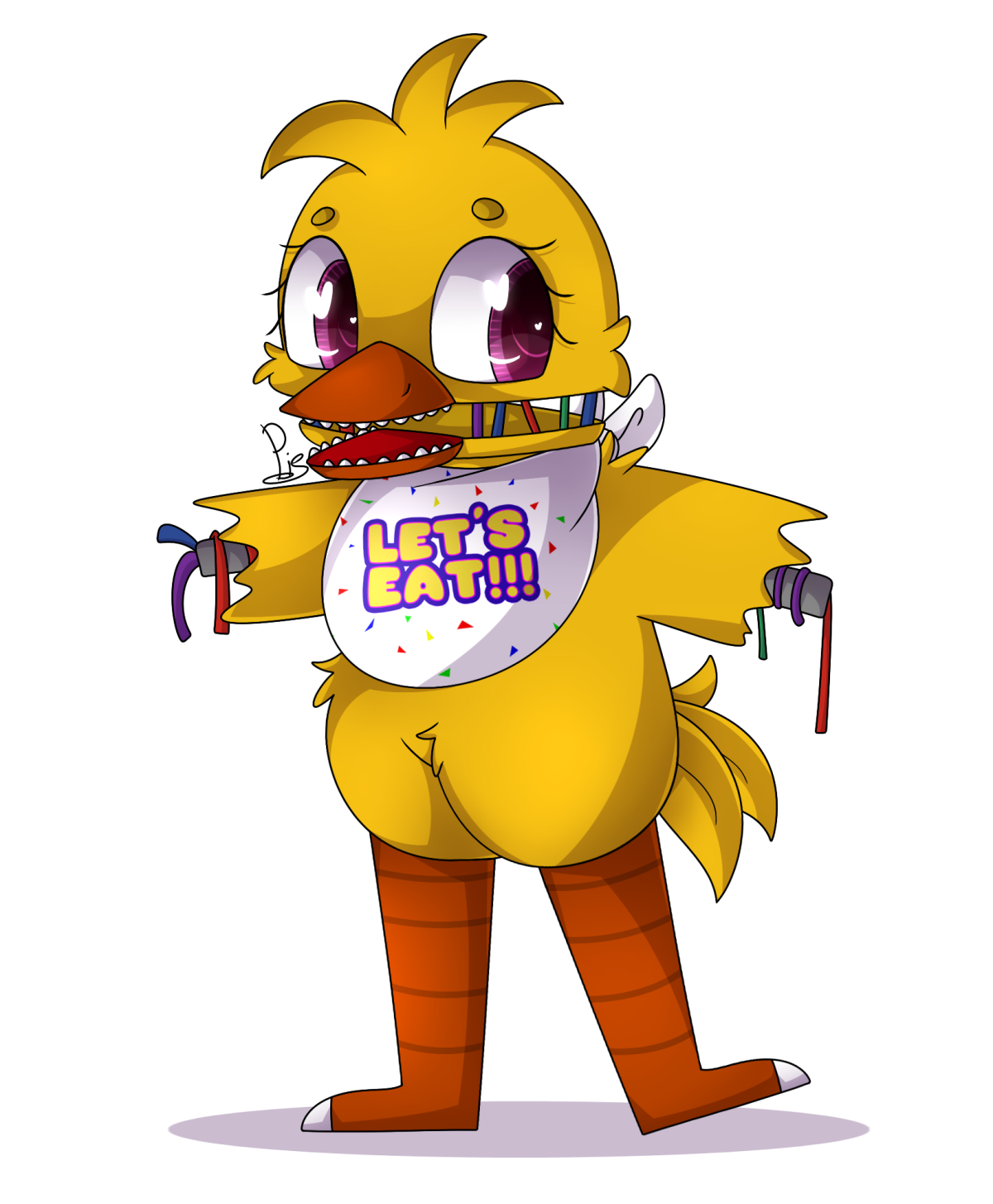 Чика из фнаф 9: обзор glamrock chica из fnaf security breach